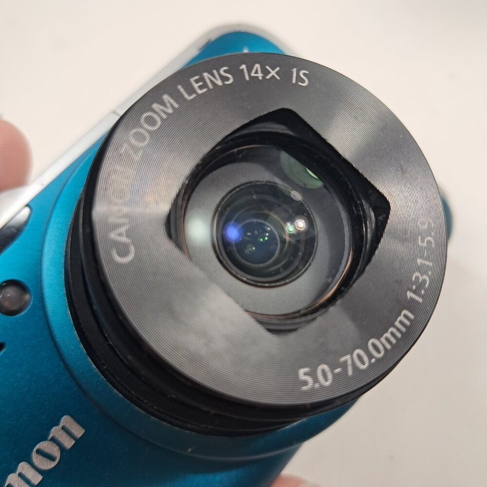Canon Powershot SX230 HS blue digital camera point & shoot 12.1MP 14x Zoom WORKS - Picture 13 of 16